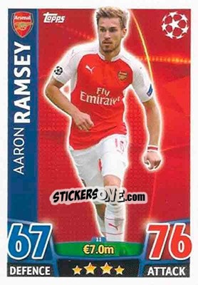 Sticker Aaron Ramsey - UEFA Champions League 2015-2016. Match Attax - Topps