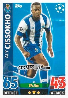 Figurina Aly Cissokho - UEFA Champions League 2015-2016. Match Attax - Topps