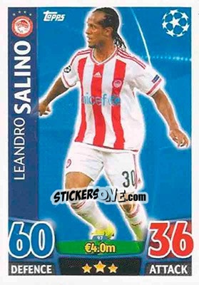 Sticker Leandro Salino - UEFA Champions League 2015-2016. Match Attax n. 97 - Topps