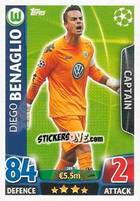 Figurina Diego Benaglio - UEFA Champions League 2015-2016. Match Attax - Topps