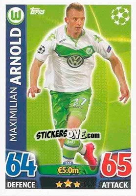 Sticker Maximilian Arnold - UEFA Champions League 2015-2016. Match Attax - Topps
