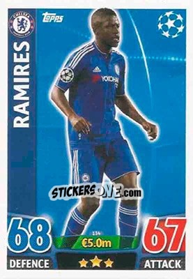 Sticker Ramires - UEFA Champions League 2015-2016. Match Attax n. 134 - Topps