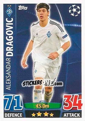 Sticker Aleksandar Dragovic - UEFA Champions League 2015-2016. Match Attax - Topps
