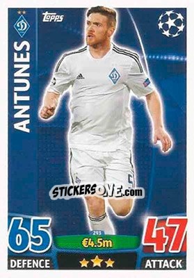 Figurina Antunes - UEFA Champions League 2015-2016. Match Attax - Topps