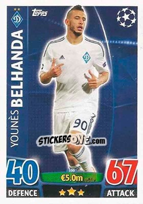 Sticker Younès Belhanda - UEFA Champions League 2015-2016. Match Attax - Topps