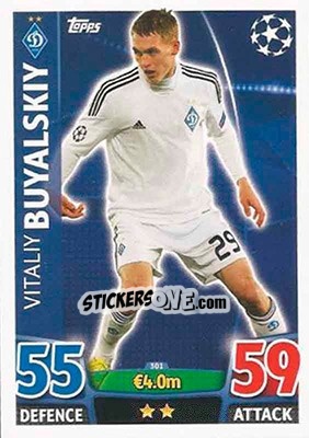 Sticker Vitaliy Buyalskiy - UEFA Champions League 2015-2016. Match Attax n. 301 - Topps