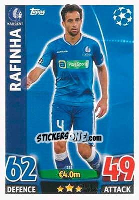 Sticker Rafinha - UEFA Champions League 2015-2016. Match Attax n. 311 - Topps