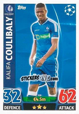 Sticker Kalifa Coulibaly - UEFA Champions League 2015-2016. Match Attax n. 320 - Topps