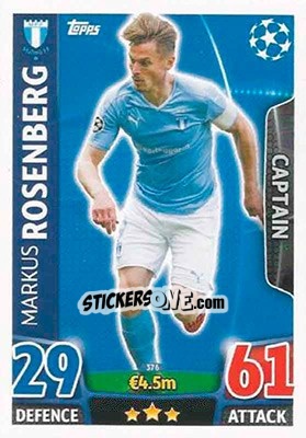 Sticker Markus Rosenberg - UEFA Champions League 2015-2016. Match Attax n. 376 - Topps