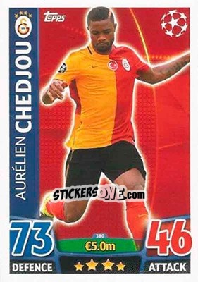 Sticker Aurélien Chedjou - UEFA Champions League 2015-2016. Match Attax - Topps