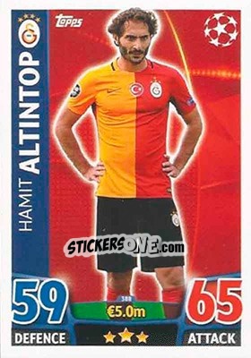 Sticker Hamit Altintop - UEFA Champions League 2015-2016. Match Attax n. 388 - Topps