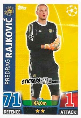 Sticker Predrag Rajkovic - UEFA Champions League 2015-2016. Match Attax n. 397 - Topps