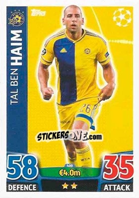 Sticker Tal Ben Haim - UEFA Champions League 2015-2016. Match Attax - Topps