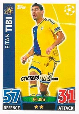 Figurina Eitan Tibi - UEFA Champions League 2015-2016. Match Attax n. 401 - Topps