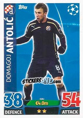 Sticker Domagoj Antolic - UEFA Champions League 2015-2016. Match Attax n. 426 - Topps