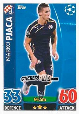 Sticker Marko Pjaca - UEFA Champions League 2015-2016. Match Attax - Topps
