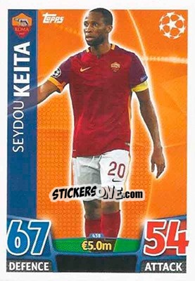 Sticker Seydou Keita - UEFA Champions League 2015-2016. Match Attax n. 438 - Topps