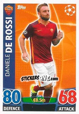Sticker Daniele De Rossi - UEFA Champions League 2015-2016. Match Attax n. 439 - Topps