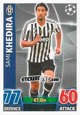 Sticker Sami Khedira - UEFA Champions League 2015-2016. Match Attax n. 462 - Topps