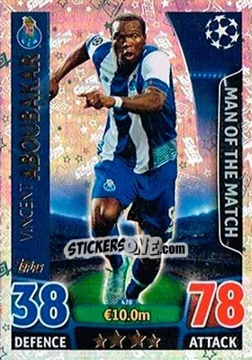 Sticker Vincent Aboubakar - UEFA Champions League 2015-2016. Match Attax n. 470 - Topps
