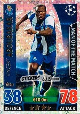 Figurina Vincent Aboubakar - UEFA Champions League 2015-2016. Match Attax - Topps