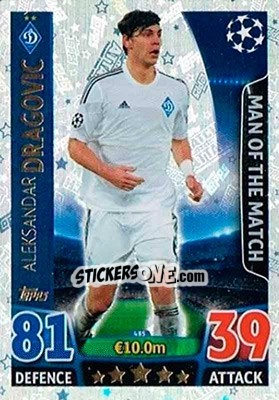 Sticker Aleksandar Dragovic - UEFA Champions League 2015-2016. Match Attax n. 485 - Topps