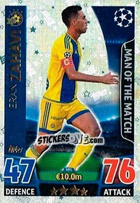 Sticker Eran Zahavi - UEFA Champions League 2015-2016. Match Attax n. 491 - Topps