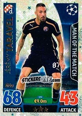 Sticker Jérémy Taravel - UEFA Champions League 2015-2016. Match Attax n. 492 - Topps