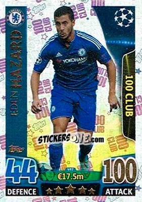 Sticker Eden Hazard - UEFA Champions League 2015-2016. Match Attax n. 497 - Topps