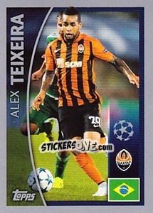 Sticker Alex Teixeira - UEFA Champions League 2015-2016 n. 13 - Topps
