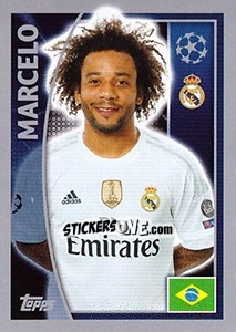Sticker Marcelo - UEFA Champions League 2015-2016 n. 34 - Topps