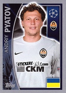 Sticker Andriy Pyatov - UEFA Champions League 2015-2016 - Topps