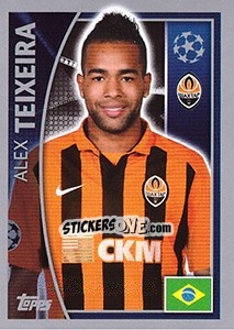 Sticker Alex Teixeira - UEFA Champions League 2015-2016 n. 57 - Topps