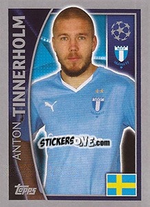 Sticker Anton Tinnerholm - UEFA Champions League 2015-2016 n. 64 - Topps