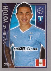 Sticker Yoshimar Yotún - UEFA Champions League 2015-2016 - Topps