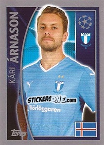 Sticker Kári Árnason - UEFA Champions League 2015-2016 n. 66 - Topps