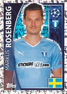 Sticker Markus Rosenberg - UEFA Champions League 2015-2016 n. 73 - Topps