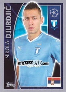 Sticker Nikola Djurdjic - UEFA Champions League 2015-2016 - Topps