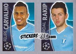 Figurina Felipe Carvalho / Erdal Rakip - UEFA Champions League 2015-2016 n. 75 - Topps