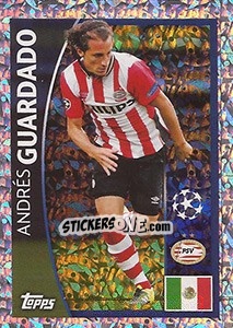 Sticker Andrés Guardado - UEFA Champions League 2015-2016 n. 79 - Topps