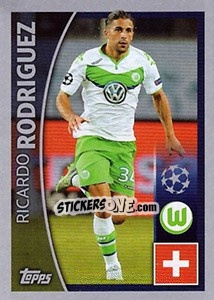 Sticker Ricardo Rodriguez - UEFA Champions League 2015-2016 n. 88 - Topps