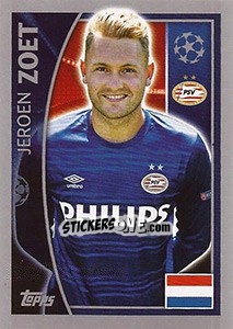 Figurina Jeroen Zoet - UEFA Champions League 2015-2016 - Topps