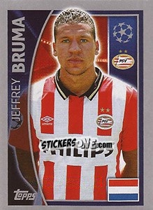 Sticker Jeffrey Bruma - UEFA Champions League 2015-2016 n. 92 - Topps