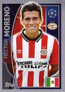 Sticker Héctor Moreno - UEFA Champions League 2015-2016 n. 93 - Topps