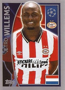 Sticker Jetro Willems - UEFA Champions League 2015-2016 - Topps