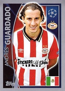 Sticker Andrés Guardado - UEFA Champions League 2015-2016 n. 96 - Topps