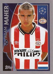 Sticker Adam Maher - UEFA Champions League 2015-2016 n. 97 - Topps