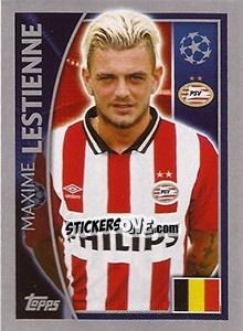 Sticker Maxime Lestienne - UEFA Champions League 2015-2016 n. 100 - Topps