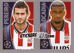 Cromo Gastón Pereiro / Jürgen Locadia - UEFA Champions League 2015-2016 - Topps