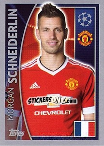 Sticker Morgan Schneiderlin - UEFA Champions League 2015-2016 n. 110 - Topps